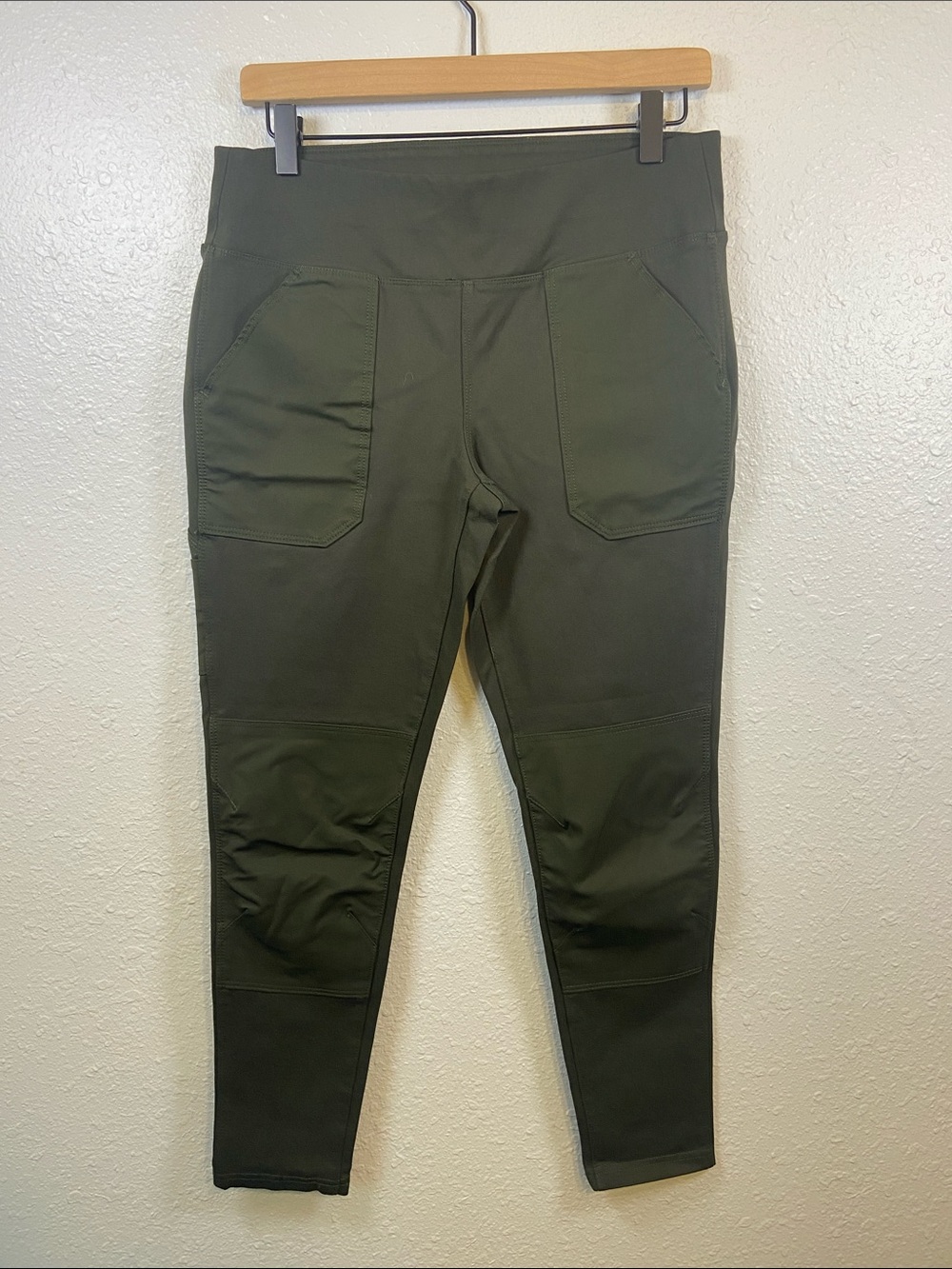 Carhartt Olive Green Slim Fit Force Pants Size Medium